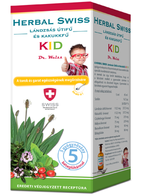 Herbal Swiss Kid folyékony étrend-kiegészítő, főkép