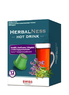 Herbalness Hot Drink instant italpor, főkép